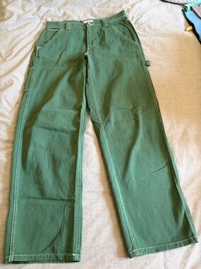 Garage Green Carpenter Pants